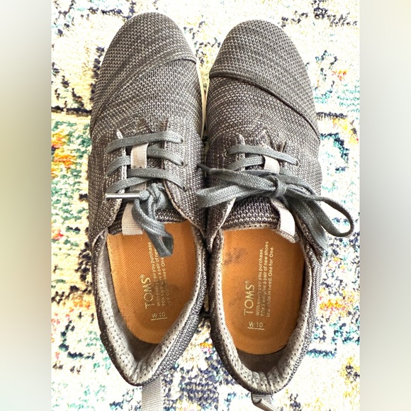 TOM’S Del Rey Black Multi Knit Shoes - Picture 5 of 9